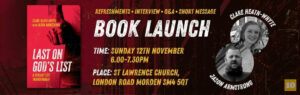 "Last on God's List" Book Launch @ St Lawrence Church Centre | England | United Kingdom